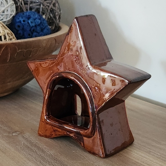 ⭐ Empire Candle Co. Patriotic Star Tealight Holder – American Flag Ceramic 6” - Picture 4 of 16